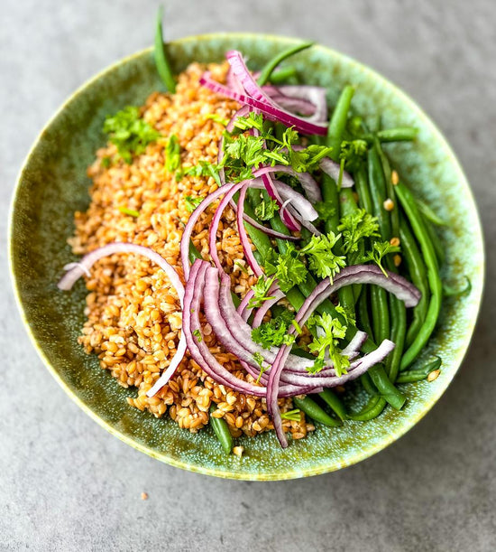 Green Beans and Farro Salad